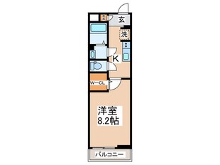 ヴィラ南大沢の物件間取画像